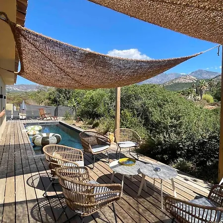 La Genevieve, Maison 6 Personnes Avec Piscine Calenzana